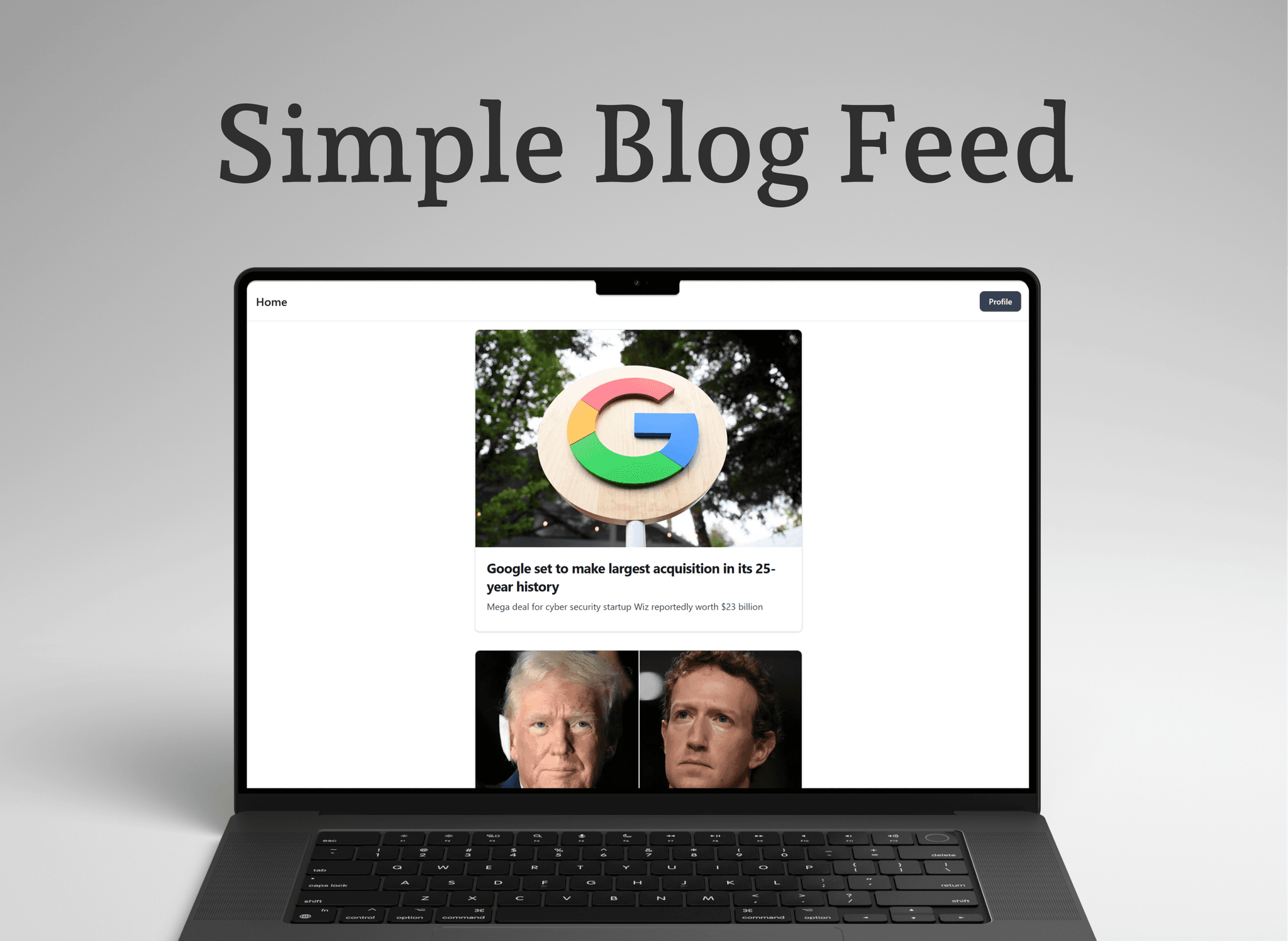 Simple Blog Feed