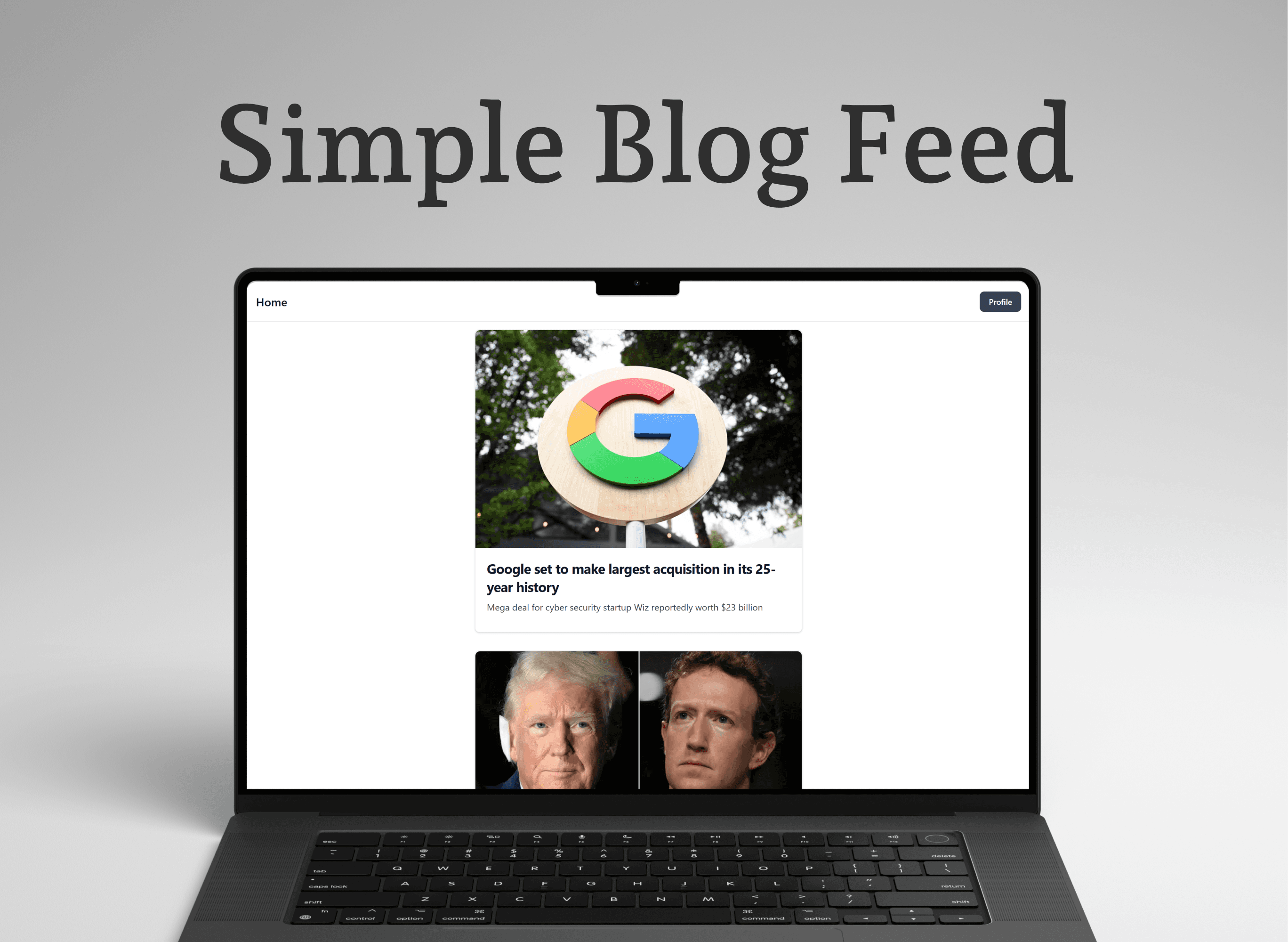 Simple Blog Feed